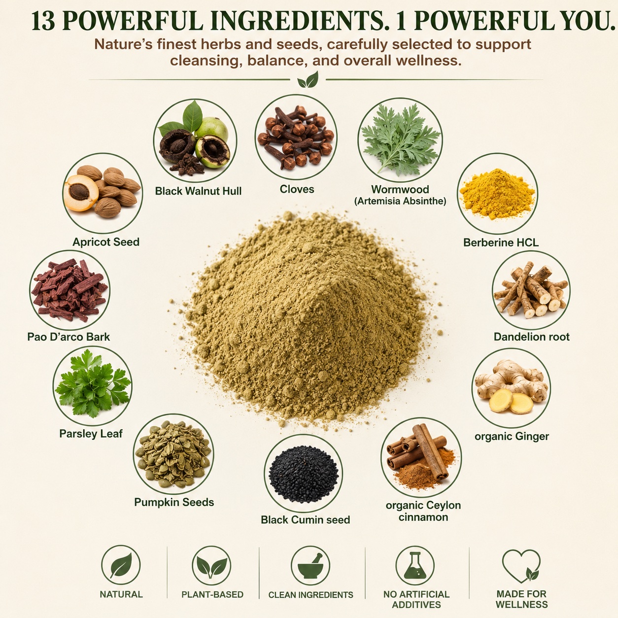 herbs to deworm in our parasite detox cleanse
