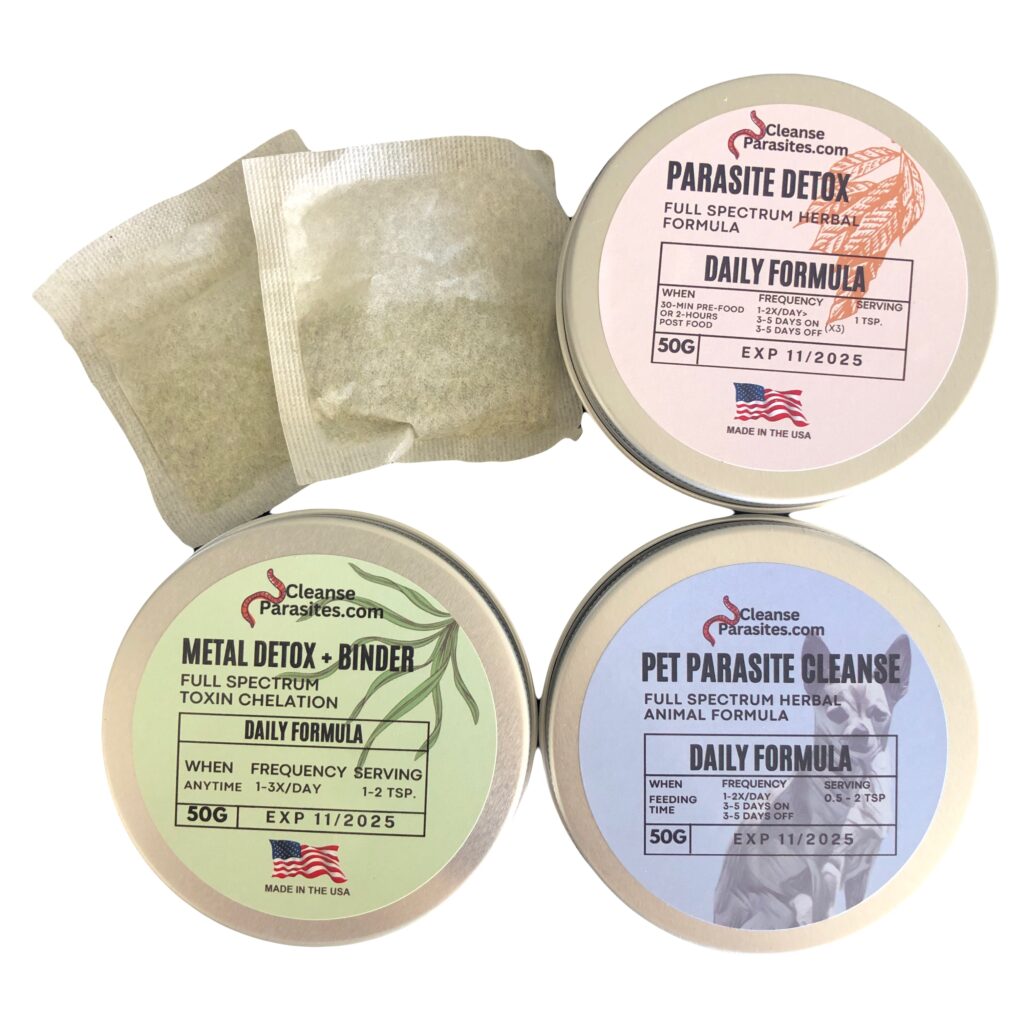 natural, pet deworm herbs food, parasite cleanse, metal detox microplastics binder