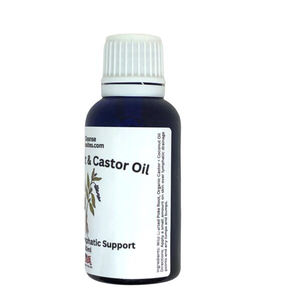 Poke Root Infused Castor Oil - Lymph Mover (pre-order) - Image 3