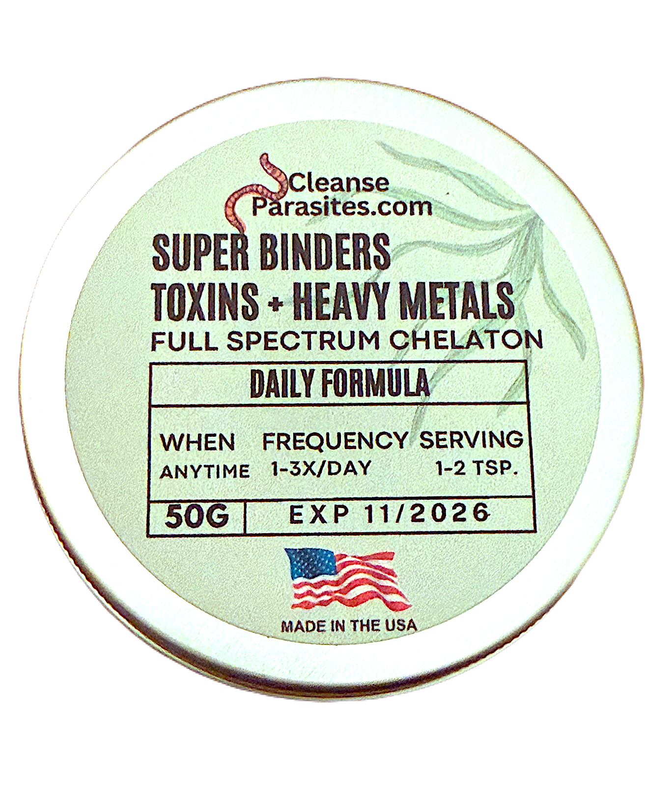 herbal binders, chelation, safe for pets and children