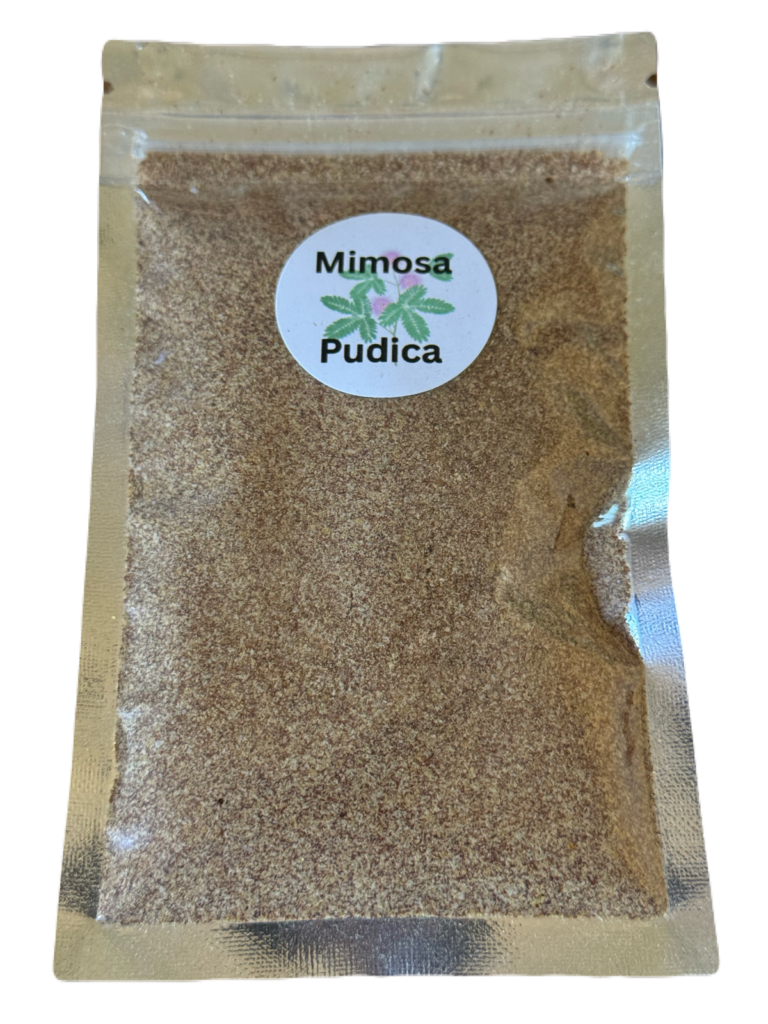 Mimosa pudica seed powder, parasite cleanse, pathogens, binders
